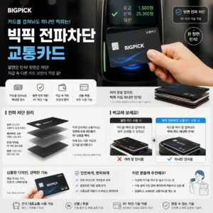 한장만 찍히는 교통카드