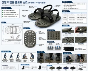 갯벌에서 장화보다 좋은 신발 – 뻘에 안빠짐