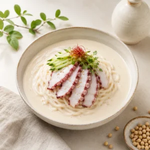문어콩국수