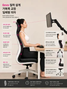 거북목,허리협착증 예방및 물리치료 의자