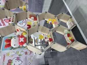 가변형 조립식 육각 수납장