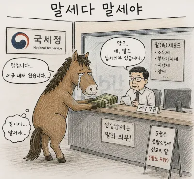 추억의 말 시리즈.