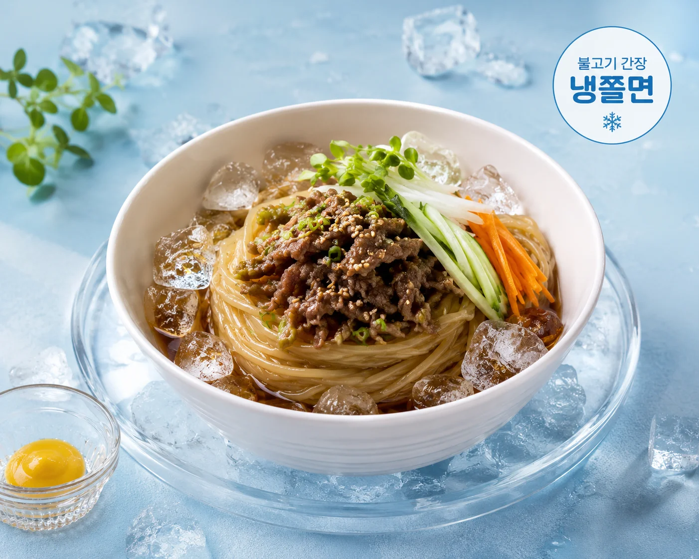 불고기 간장 냉쫄면
